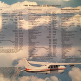 Cessna Centurions Original Sales Brochure Booklet, 16 page, 8.5 x 11".