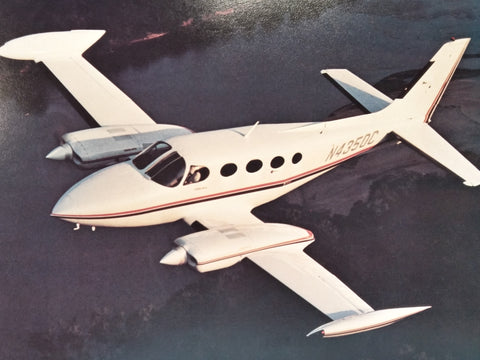 The Cessna 340 Original Sales Brochure Booklet, 12 page,  8.5 x 11"