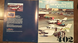 1974 Cessna 402 Businessliner & Utililiner Original Sales Brochure Booklet, 16 page, 9.75 x 11.75".