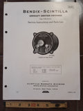 Bendix Scintilla Ignition Switches A-2A Series Service & Parts Instructions.