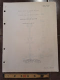 1946 Scintilla Diaphram Dry Air Pump SA-1 & WC-23 Parts Lists.