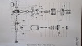 Scintilla Diaphram Dry Air Pump SA-1 & WC-23 Parts Lists.