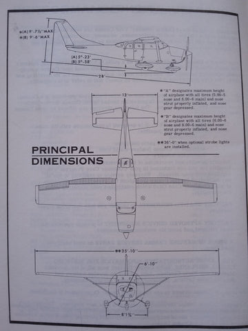 1973 Cessna U206F Stationair Owner's Manual. – G's Plane Stuff