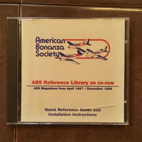 American Bonanza Society Magazines 1967 to 1996 CD DVD.