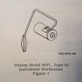 Collins 482-5159-010 aka Weston 9837 42 Overhaul Manual.  Circa 1975.
