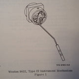 Collins 482-5153-010 aka Weston 9822 22 Overhaul Manual.  Circa 1975.