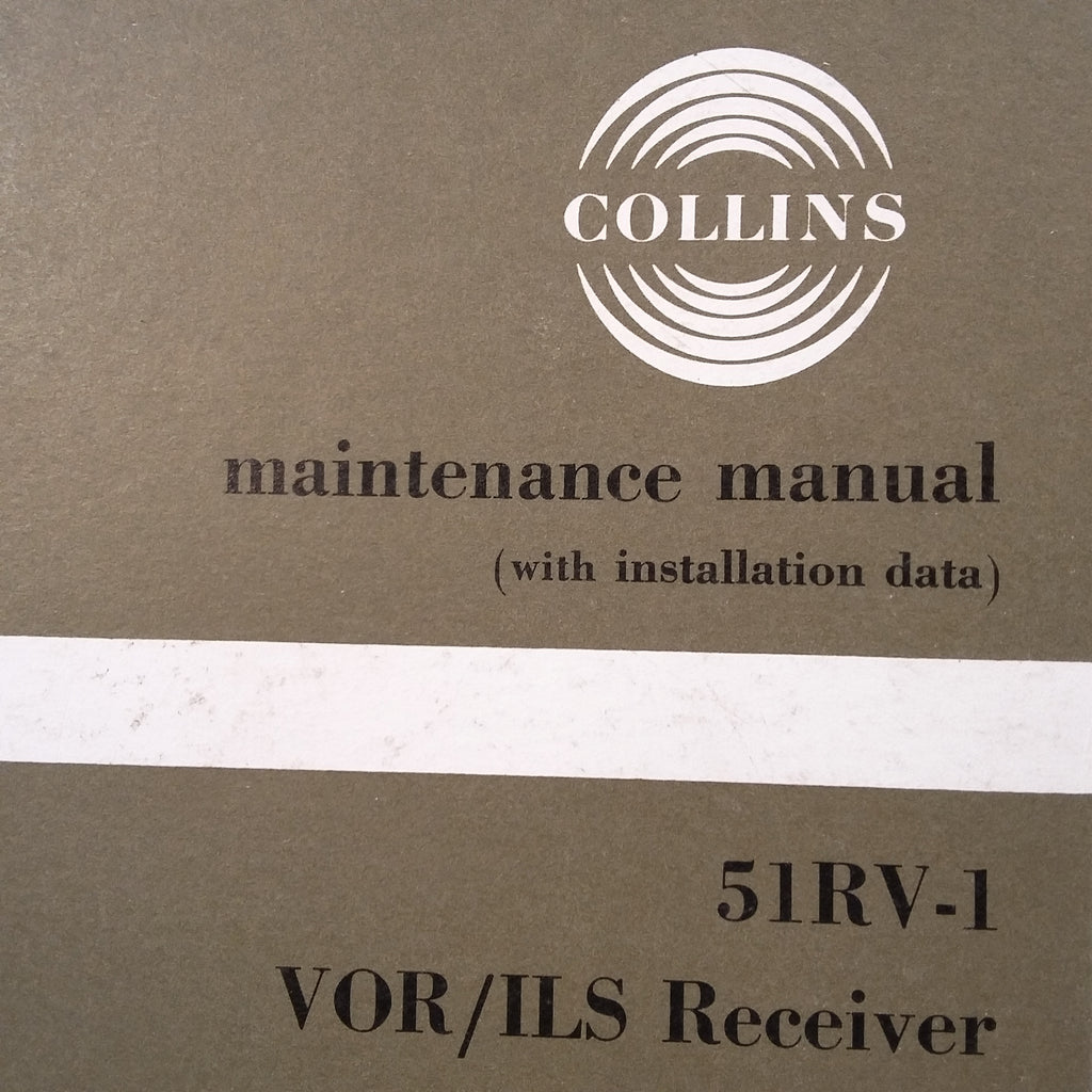 Collins 51RV-1 Install manual.