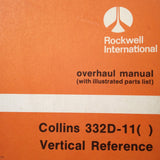 Collins 332D-11 Vertical Reference Overhaul & Parts Manual.