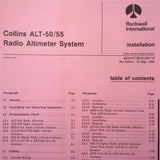 Collins ALT 50/55 install manual.