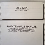 King KFS 576A Service manual.