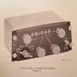 Collins 714E-1, 714E-2 & 714E-3 Radio Set Control Install Manual.