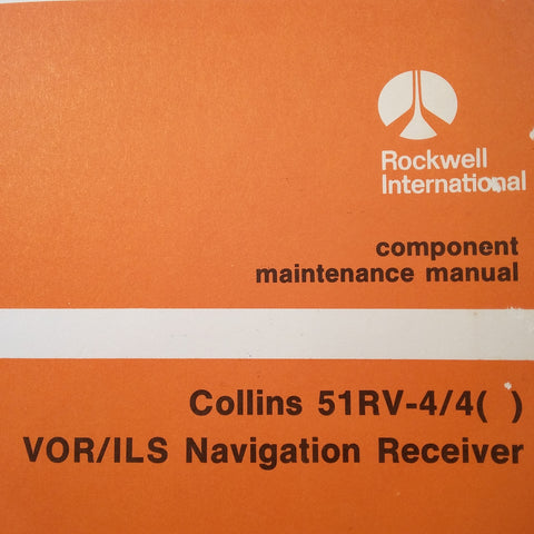 Collins 51RV-4/A/B/C/D  Service Manual.