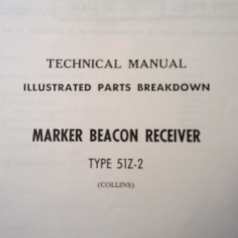 Collins 51Z-2 Parts manual.