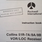 Collins 51R-7A, 51R-8A and 51R-8B Service manual.