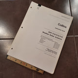 Collins ANT 310, 312, 318 Radar Service Manual.
