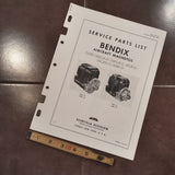 Bendix-Scintilla S6R(L)N-20, S6R(L)N-21, S6LN-22, S6R(L)N-23, S6RN-25 Parts Booklet.