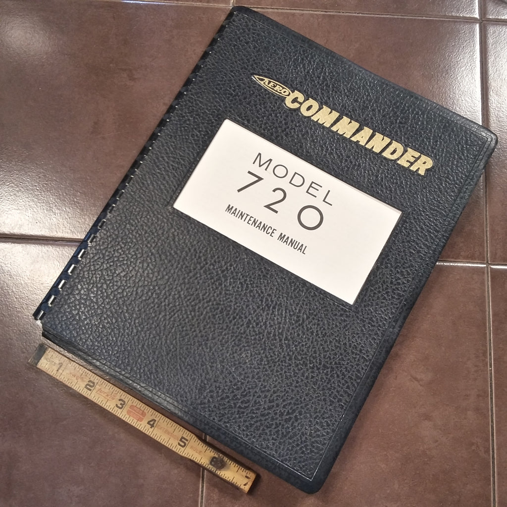 Rockwell Aero Commander Model 720 Alti-Cruiser Service Manual.