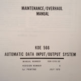King KDE 566 Service manual.