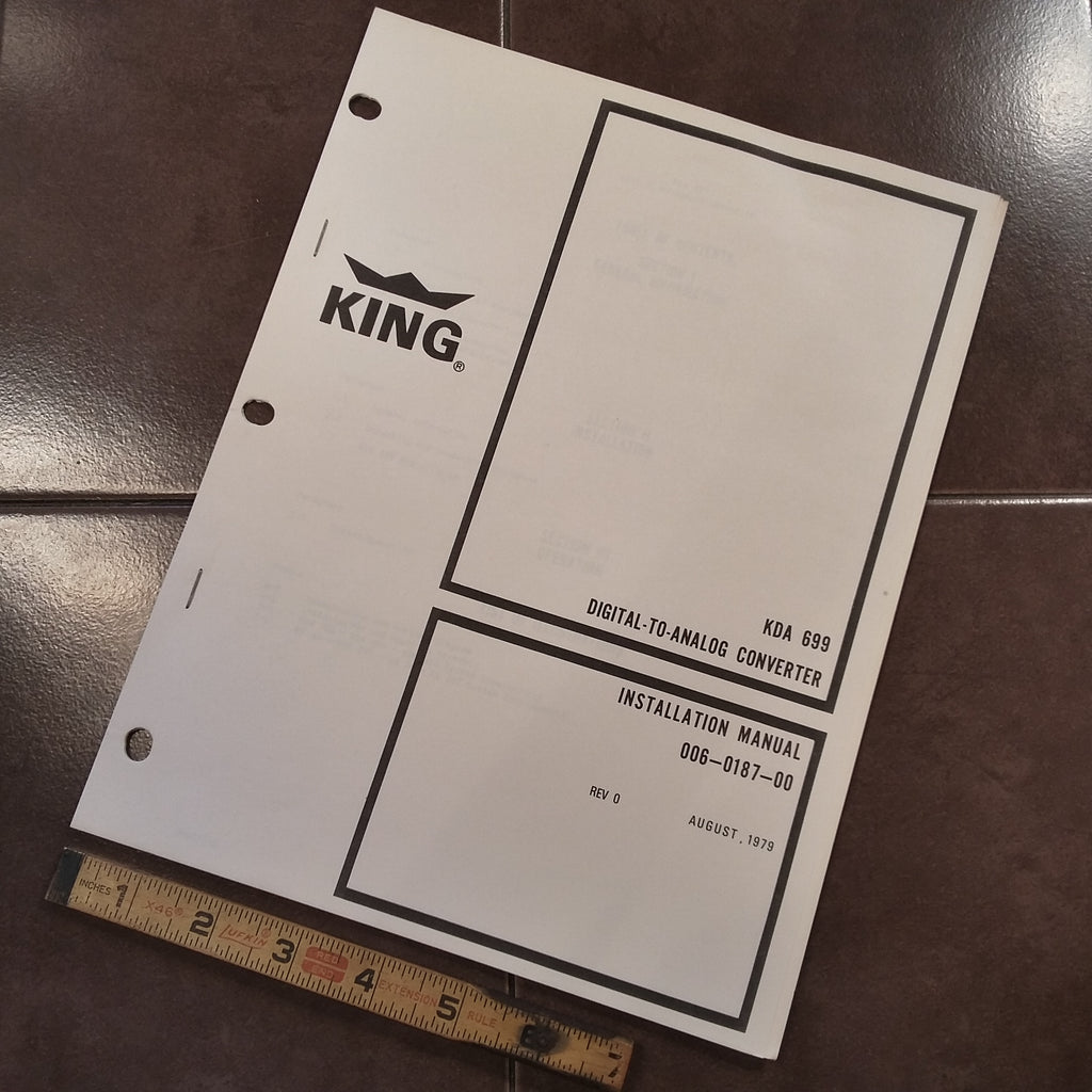 King KDA-699 Install Manual.