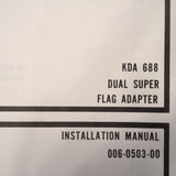 King KDA 688 Install Manual.