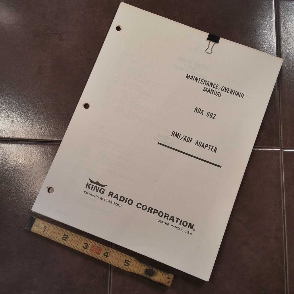 King KDA 692 service manual.