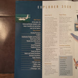 Original Explorer Aircraft 350R Sales Brochure, 4 page, 8.5 x 11".
