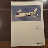 Original Atlantic Aviation Higher Intelligence Westwind 2 Sales Brochure, 4 page.