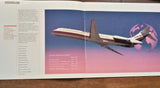 Original McDonnell Douglas MD-80 Sales Brochure, 16 page, 8.5 x 10.25".