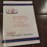 1968 Cessna 177 Cardinal Owner's Manual.
