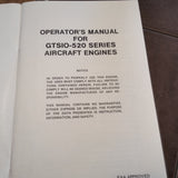 Continental GTSIO-520 Series Engine Operator's Manual.