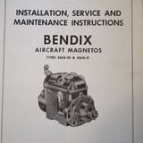 Bendix Scintilla S6LN-50 and S6LN-51 Install, Service Maintenance Instructions.
