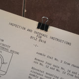 Barber Coleman BYLZ 2418 Inspection & Overhaul Instruction Data Sheets.