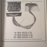 Factory Wiring Book 1977-1978 Cessna 180, 185, 207 Service/Parts manual