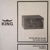 King KNR-600, KNR-600A, KNR-660, KNR-660A install manual.