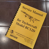 Taylorcraft BC12D Service Manual.