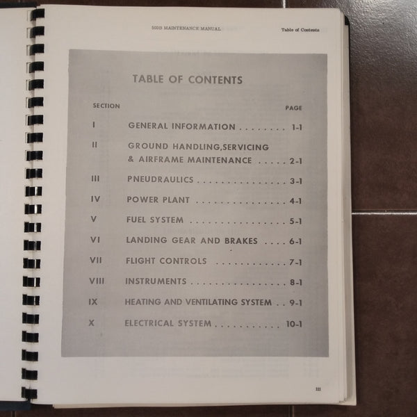 Aero Design Aero Commander 500B Service Manual. – G's Plane Stuff