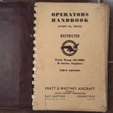 1943 Pratt Whitney Twin Wasp D Series Operators Handbook.