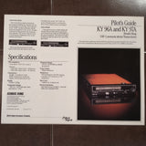 Original Bendix/King KY-96A & 97A Sales Brochure, 4 page, 8.5 x 11" .