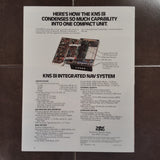 Original King KNS-81 Tri-fold Sales Brochure, 8.5 x 11".