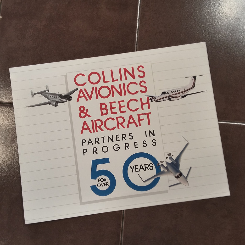 Original Collins & Beech 50 Years Brochure, Foldout.