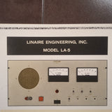 LinAire Nav Com Test Panel Model LA-5 Install Operation Service & Parts Manual.