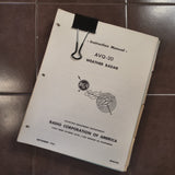 RCA AVQ-20 Radar Service & Parts Manual.