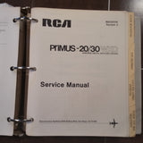 RCA Primus 20 and Primus 30 WXD Radar Service Manual.