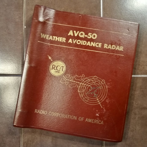 RCA AVQ 50 Radar System Overhaul Manual.