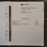 Bendix IU-2023B Service Manual.