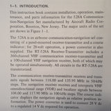 ARC 528A Nav Com Install & Service Instruction manual.