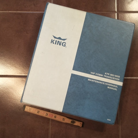 King KTR-905 and KTR-905E Service manual.
