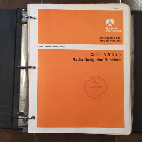 Collins VIR 31 Service manual.