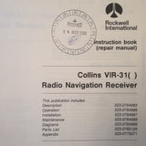 Collins VIR 31 Service manual.