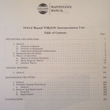 Collins 344A-2 Nav Unit Maintenance Instructions Manual.